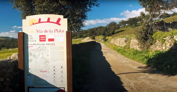 Ruta vía de la Plata en El Real de la Jara