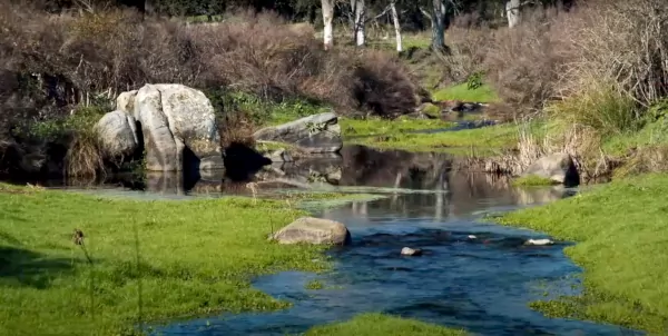 Senderos cerca de Casa Rural Pariente Ruta por el rio Cala en la zona de El Real de la Jara